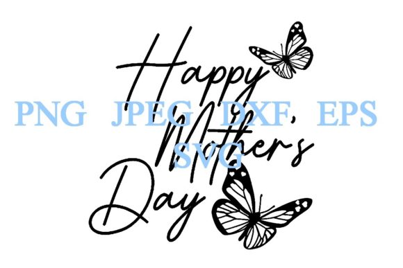 6 Decorative Happy Mothers Day DXF SVG Graphics Review