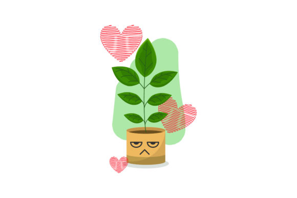 Angry Expression Decorative Plant Icon Review