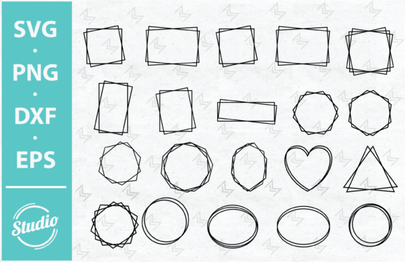 Border Svg, Double Frame Svg, Decorative Review
