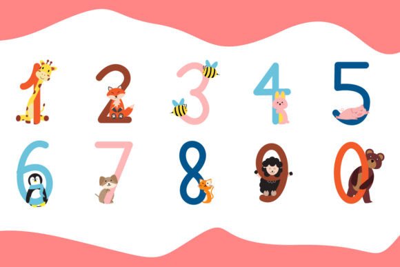 Cute Animal Decorative Numbers Graphics Review