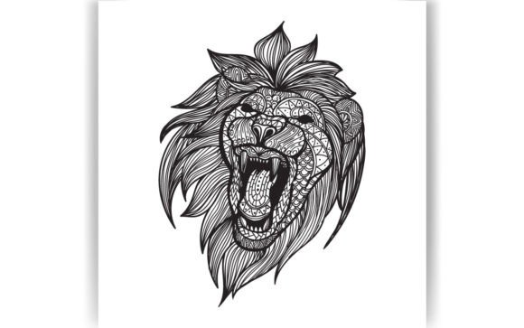Decorative Lion Coloring Page Book Review