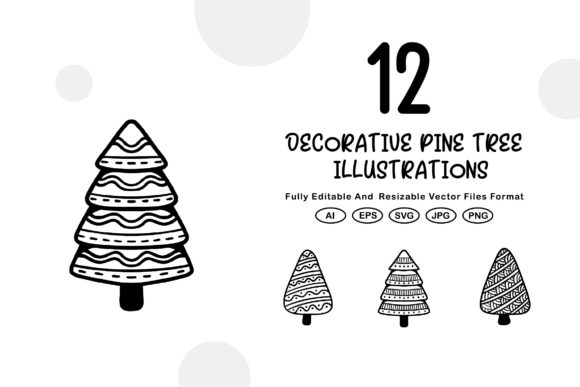 Decorative Pine Tree Graphics & Icons Review