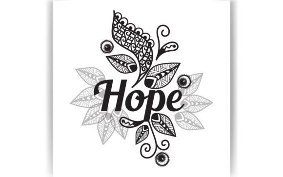 Decorative Quote Coloring Page Book KID Graphics