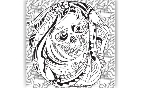 Decorative Skull Coloring Page Book Review