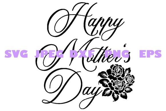 Elegant Decorative Mothers Day Graphics for Crafts & Content Publishing
