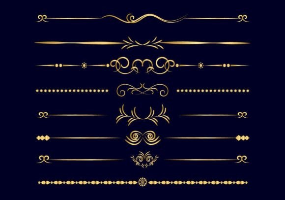 Golden Decorative Floral Luxury Frame Graphics Review