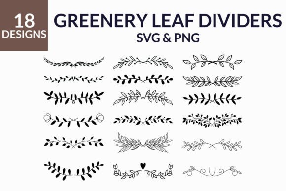 Greenery Leaf Divider Bundle: Graphics & Crafts Review