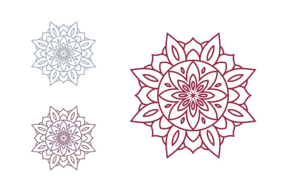 Mandala Decorative Color Design: A Vibrant Graphic Pattern for Local Branding
